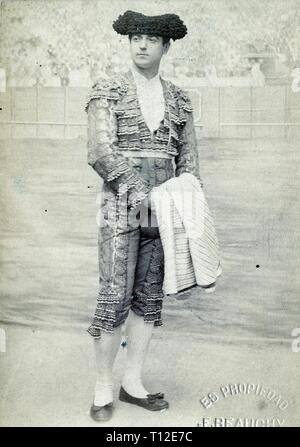 Sevilla. Torero Luis Mazzantini. Stockfoto