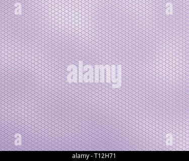 Die strukturierten Hintergrund ein Gitter Waben, Lila. Eine einfache, Luft, geometrische Muster für den Hintergrund transparent Design. Stockfoto