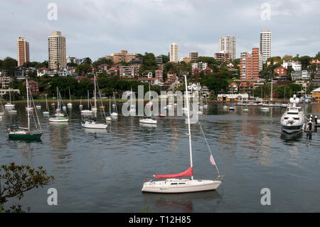 Rushcutters Bay, Sydney Stockfoto