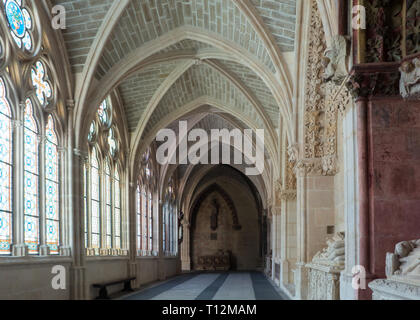 Details der Kreuzgang der Kathedrale in Burgos, Spanien Stockfoto