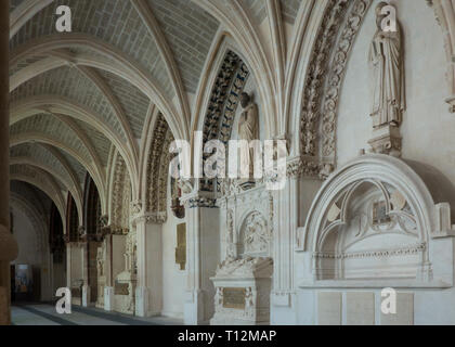 Details der Kreuzgang der Kathedrale in Burgos, Spanien Stockfoto