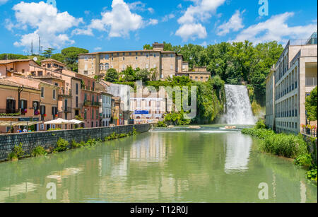 Isola del Liri, kleine Stadt in der Provinz Frosinone in der italienischen Region Latium. Stockfoto