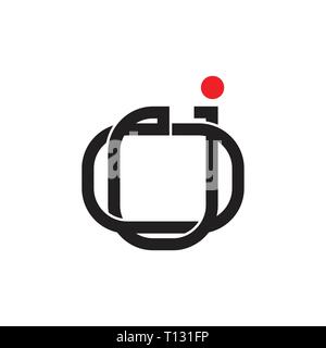 Briefe Abl logo Vektor verbunden Stock Vektor