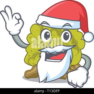 Santa green Coral Reef Spielzeug cartoon Formen Stock Vektor