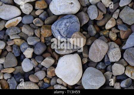 Pebble Stone garten Bodenbeläge Felsen Textur background-image. Stockfoto