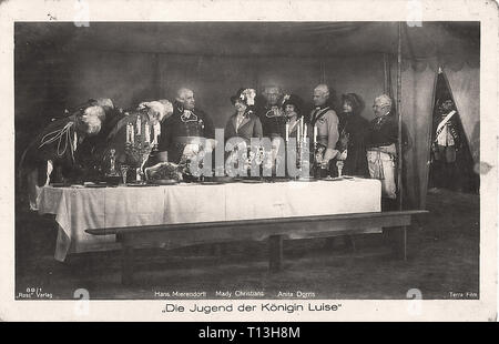 Werbemittel Fotografie von Mady Christen in der Jugend der Königin Luise (1927) - stummfilmzeit Sterben Stockfoto