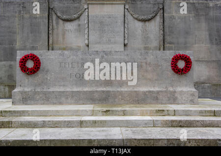 Das Kriegerdenkmal in der Stadt York in England Stockfoto