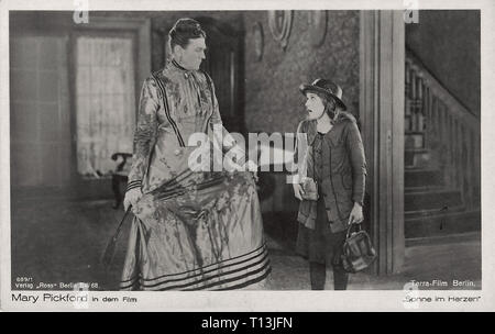 Werbemittel Fotografie von Mary Pickford in Pollyanna (1920) - stummfilmzeit Stockfoto