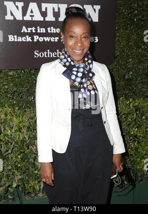 Usa 22 Mär, 2019. 22. März 2019 - Los Angeles, Kalifornien - Marianne Jean-Baptiste. Eröffnung der Seele einer Nation: Kunst im Zeitalter der Black Power 1963-1983 Kunst Ausstellung stattfinden, an der breiten Museum. Foto: PMA/AdMedia Credit: Pma/AdMedia/ZUMA Draht/Alamy leben Nachrichten Stockfoto