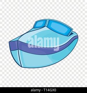 Motorboot Symbol im Comic-Stil Stock Vektor