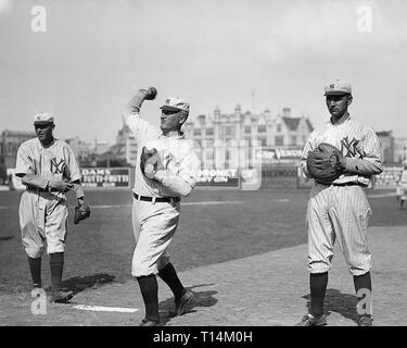 Harry Wolverton & Bob E. Williams, New York Highlanders, 1912. Stockfoto