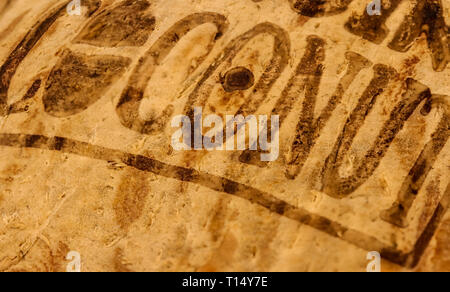 Coconut Nahaufnahme Hintergrund, Konzept gesunde Ernährung und fettarme Ernährung Stockfoto