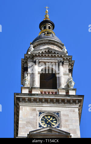 St. Stephansdom, St.-Stephans-Basilika, Szent István bazilika, Budapest, Ungarn, Magyarország, Europa Stockfoto