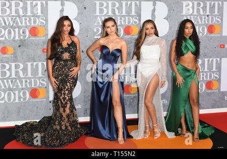 Die Brit Awards 2019 in der O2-Anreise mit: Wenig Mix Wo: London, Großbritannien Wann: 20. Feb. 2019 Credit: WENN.com gehalten Stockfoto