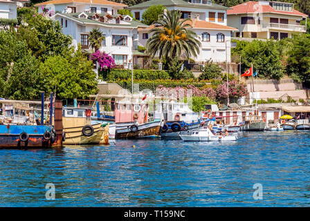 Istanbul, Türkei, 23. Juli 2011: Insel Heybeli, Prinzeninseln Bezirk von Istanbul Stockfoto