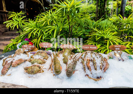 Eine typische Szene in Karon Phuket Thailand Stockfoto