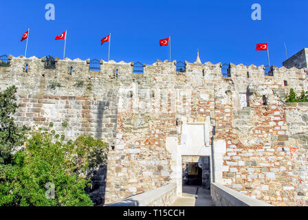 Bodrum, Türkei, 20. Mai 2010: Burg von Bodrum Stockfoto