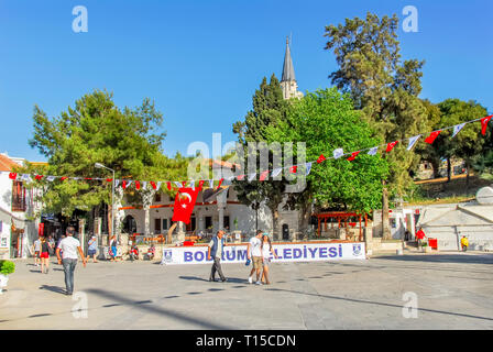 Bodrum, Türkei, 20. Mai 2010: carsi Square Stockfoto