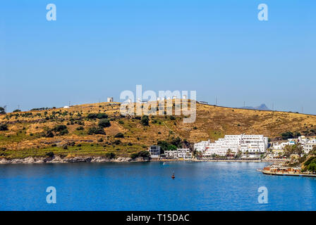 Bodrum, Türkei, 30. Mai 2010: Bucht von Bardakci Stockfoto