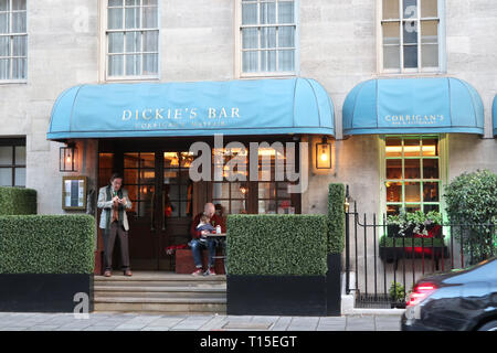 Dickie's Bar, Mayfair, London, England, Großbritannien Stockfoto