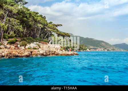 Mugla, Türkei, 14. Mai 2012: Gökova, Akyaka Stockfoto