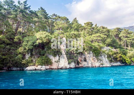 Mugla, Türkei, 14. Mai 2012: Gökova, Akyaka Stockfoto