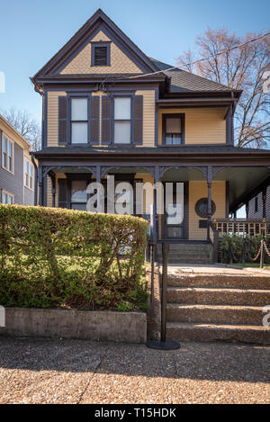 Geburtshaus von Dr. Martin Luther King, Jr. auf Auburn Avenue in Atlanta, Georgia. (USA) Stockfoto