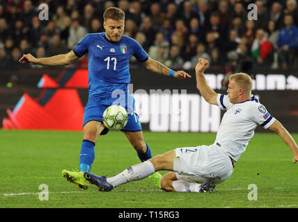 Udine, Italien. 23. Mär 2019. Foto LaPresse/Andrea Bressanutti 23.03.2019 Udine (Italia) Sport Calcio Italia vs. Finlandia - Europäische Qualifier - Stadio" Dacia Arena" Nella Foto: unbeweglich Foto LaPresse/Andrea Bressanutti März 23, 2019 Udine (Italien) Sport Fussball Italien gegen Finnland - Europäische Qualifier - "Dacia Arena" Stadion der Pic: immobilen Kredit: LaPresse/Alamy leben Nachrichten Stockfoto