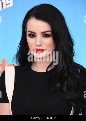 Los Angeles, Kalifornien, USA. März 2019. 23. März 2019 – Los Angeles, Kalifornien – Paige. 2019 Nickeldeon Kid's Choice Awards im USC Galen Center. Foto: Birdie Thompson/AdMedia Stockfoto