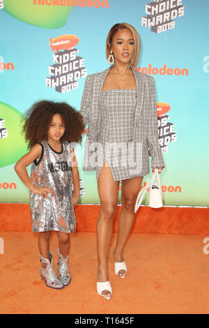 Los Angeles, Ca, USA. 23 Mär, 2019. Serayah, beim Nickelodeon Kids' Choice Awards 2019 bei Galen Center am 23. März 2019 in Los Angeles, Kalifornien. Credit: Faye Sadou/Medien Punch/Alamy leben Nachrichten Stockfoto
