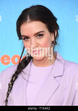 Los Angeles, Kalifornien, USA. März 2019. 23. März 2019 – Los Angeles, Kalifornien – Lilimar. 2019 Nickeldeon Kid's Choice Awards im USC Galen Center. Foto: Birdie Thompson/AdMedia Stockfoto