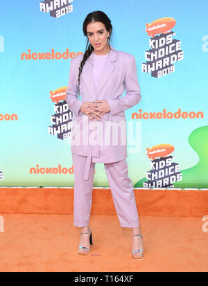 Los Angeles, Kalifornien, USA. März 2019. 23. März 2019 – Los Angeles, Kalifornien – Lilimar. 2019 Nickeldeon Kid's Choice Awards im USC Galen Center. Foto: Birdie Thompson/AdMedia Stockfoto