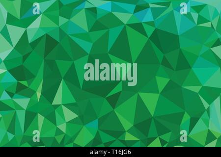 Eleganten grünen abstrakte low Polygon vector Hintergrund Stock Vektor