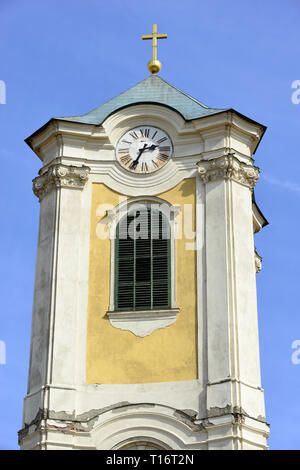 St. Bartholomäus Kirche, Gyöngyös, Heves Kreis, Ungarn, Europa, Szent Bertalan-templom Stockfoto