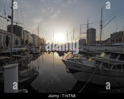 Ostende, Belgien - 7 August 2018: Bild des Mercator Marina in Ostende. Stockfoto