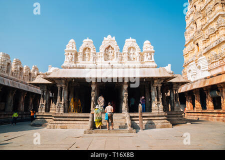 Sri Virupaksha Tempel in Hampi, Indien Stockfoto