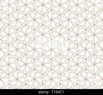 Nahtlose abstrakten geometrischen Muster. Tolles Design für jegliche Zwecke. Hintergrund Vektor. Feine Linien. Stock Vektor