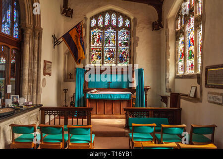 St Marys Kirche England, Osten, bergholt, Anglia,, Suffolk, historischen, architektonischen, Architektur, Stockfoto