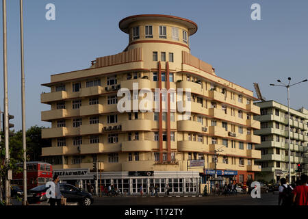 04-November-2017 Art Deco Soona Mahal, Marine Drive Mumbai Maharashtra INDIEN Stockfoto