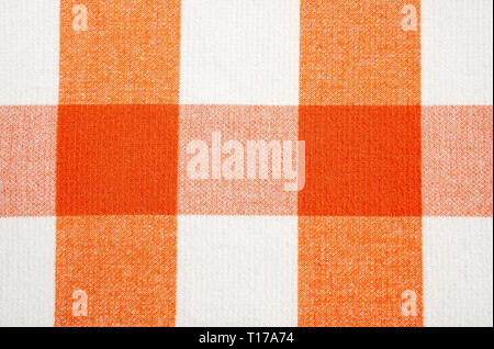 Tartan plaid Natürliche Baumwolle. Nahtlose kacheln Textur für den Hintergrund. Stockfoto