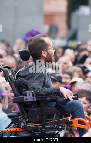 Madrid, Spanien. 23 Mär, 2019. Echenique. Quelle: Jorge Gonzalez/Pacific Press/Alamy leben Nachrichten Stockfoto