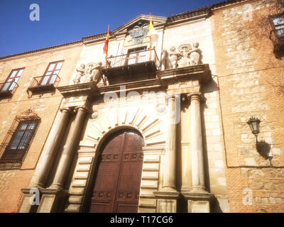 TOLEDO - SPANIEN - Feb 20, 2019: Der primas Kathedrale der Heiligen Maria ist der Sitz der Erzdiözese Toledo. Stockfoto