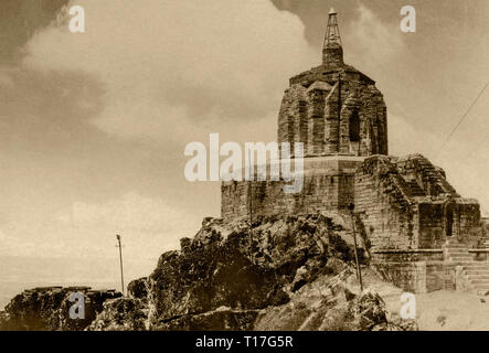 16-05-2015 - Vintage Foto des Tempels von Jyeshteswara-Tempel Shankaracharya, c 220 BC - Kaschmir J&K INDIEN Stockfoto