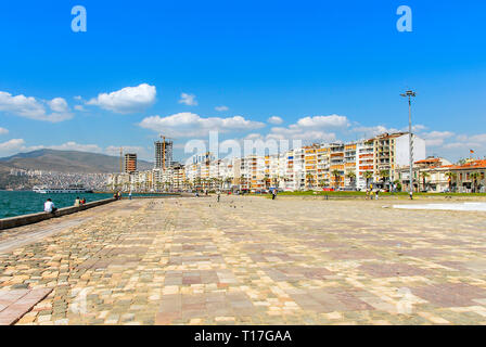 Izmir, Türkei, 23. Mai 2008: Izmir Kordon Square Stockfoto