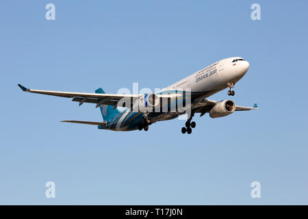 A4O-DD Oman Air Airbus A330-300 Stockfoto