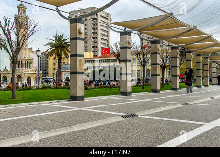 Izmir, Türkei, 28. März 2010: Konak Square Stockfoto