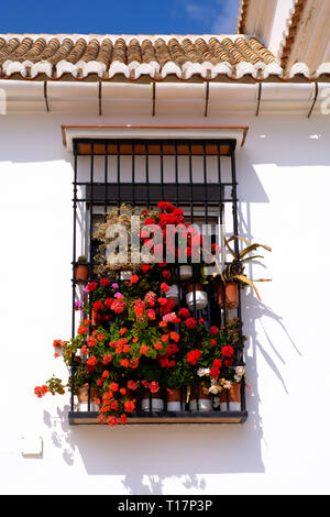 Cerro de los Remedios Kirche in Los Remidios Garten Park, Velez-Malaga, Axarquia, Malaga, Andalusien, Costa del Sol, Spanien Stockfoto