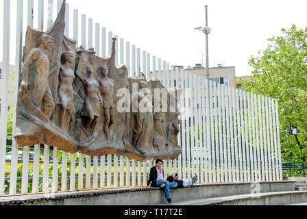 Bursa, Türkei, 30. April 2012: Skulptur Square Stockfoto