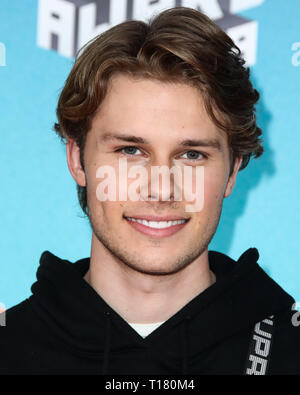 Los Angeles, USA. 23 Mär, 2019. Logan Shroyer kommt an der Nickelodeon Kids' Choice Awards 2019 an der USC Galen Center am 23. März 2019 in Los Angeles, Kalifornien, USA. (Foto von Xavier Collin/Image Press Agency) Quelle: Bild Presse Agentur/Alamy leben Nachrichten Stockfoto