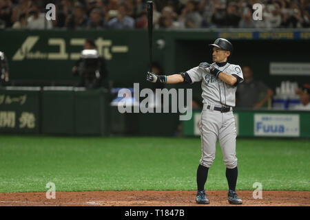 Tokio, Japan. 21 Mär, 2019. Ichiro Suzuki (Seeleute) Baseball: MLB ÖFFNUNG REIHE 2019 Match zwischen Seattle Mariners 5-4 Oakland Athletics im Tokyo Dome in Tokyo, Japan. Quelle: LBA/Alamy leben Nachrichten Stockfoto